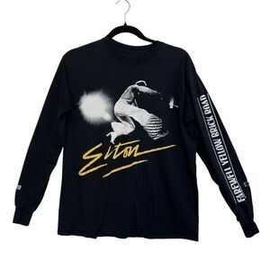 Elton John Farewell Yellow Brick Road Tour Long sleeve shirt, size medium